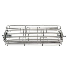 Stainless Steel Skewers Oven Rotate Cage Roast Fish Shrimp Meat Shelf Baking Tool (Size : Small) (Big)