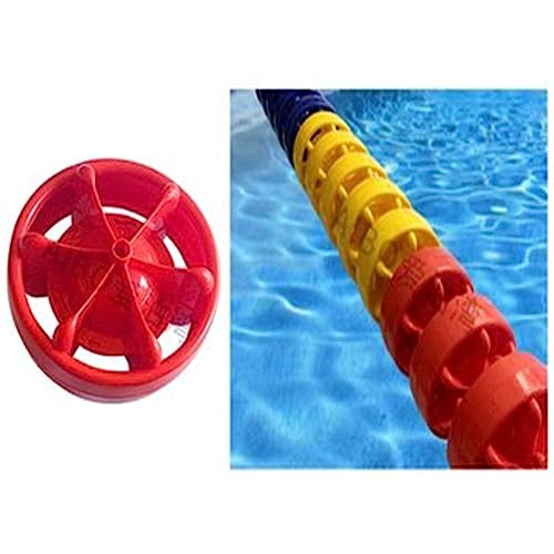 GRRICEPL Swimming Pool Safety Divider Rope, Swimming Pool Float Line, Preassembled Pool Rope, for Effective Visibility (Color : 12/Multi-Colored-B, Size : 15m)