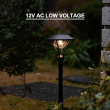 GOODSMANN Landscape Lighting Low Voltage Path Lights 1 Watt LED 60 Lumens Landscape Lights with Metal Stake Connector for Garden Yard Patio Area Outdoor Lighting (8 Pack) 9920-2104-08