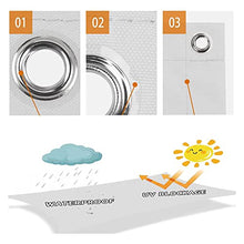 Waterproof Rectangle Sun Shade Sail 10x10M 98% UV Block Garden Sun Sail with Mounting Ropes Ideal for Outdoor Yard Lawn Light Gray Color