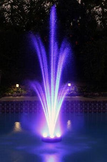 Wiedamark Ocean Mist 360 RGB LED Floating Fountain Pump & Light Ring with 66' Cords RGBW