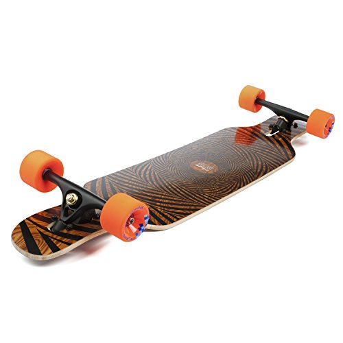Loaded Boards Tan Tien Bamboo Longboard Skateboard Complete Flex 1 with Orangatang Stimulus Wheels