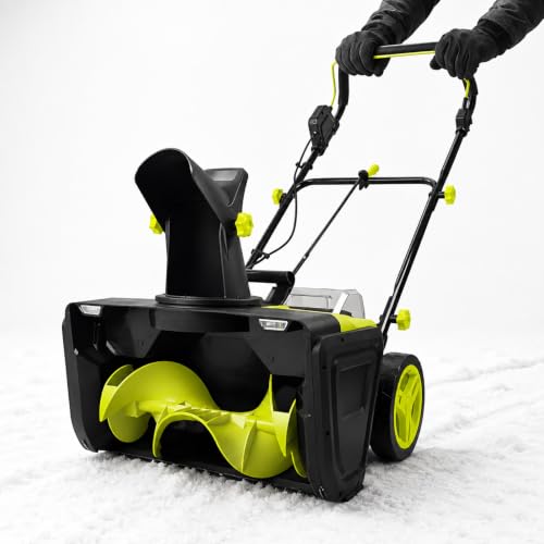 Cordless Snow Blower, 20-Inch Width and 10-Inch Intake, 40V