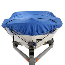 Budge American Flagship Ripstop Boat Cover, Fits Center Console V-Hull Boats 20'-22' Long, Blue