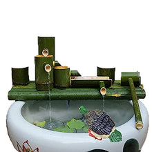 Water Features for The Garden Bird Bath Water Feature Pump Bamboo Fountain is Suitable for Decorating Fish Tanks, Stone Troughs, Ponds to Automatically Beautify Waterscapes (4(40Cm/15.7In))
