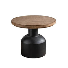 CHmrfvqtus Couch Side Table Vintage Distressed Sofa Side Table, Small Coffee for Guesthouse/Hotel Living Room, Round for Balcony, Bedside Furniture(A1568)