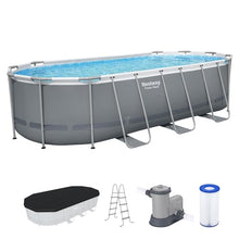 Bestway Steel Pro MAX 18' x 9' x 48" Above Ground Pool Set with Pump