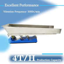 EQCOTWEA Electromagnetic Vibrating Feeder Stainless Steel GZV-8 Silver