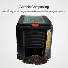 Gtzly Compost Bin 105 Gallon/400L Composter Barrel, Large Capacity Composting Container, Outside Compost Bins Tank for Garden Backyard