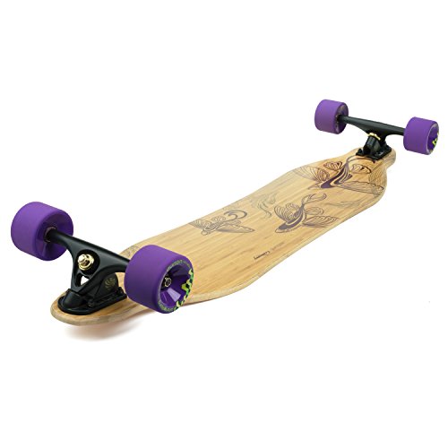 Loaded Boards Vanguard Bamboo Longboard Skateboard Complete Orangatang Durian 75mm/83a