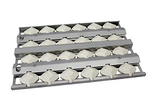 MHP Twin Eagles Wolf Stainless Steel Ceramic Briquette Tray w/Briquettes 18″ x 12-1/8″