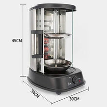 1380W Smokeless Electric Barbecue Grill, Constant Temperature 200°C, Adjustable Timing, for Kebabs, Sweet Potato and Turkey