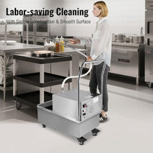 Oil Filter Cart 55L 14.5Gal Stainless Steel 20 Micron for Fryer