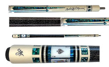 Meucci MECAS03-B Paua Casino Series Pool Cue White/Blue