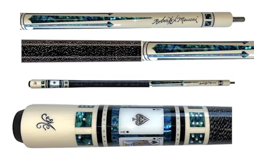 Meucci MECAS03-B Paua Casino Series Pool Cue White/Blue
