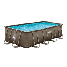Funsicle Durable Rectangular Pool Cover for Oasis and Activity Pools Gray