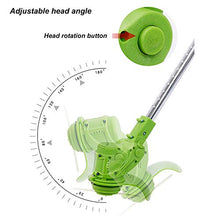 Cordless Grass Trimmer,12V 2000mAh Li-Ion Battery String Trimmer,Electric Grass Trimmer,Telescopic Grass Cutter,Pruning Cutter Garden Tools,String Trimmer Edger,Grass Pruning Cutter Garden Tools