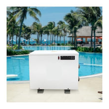 SIMPLEusQ High Efficiency Electric Pool Heat Pump with Touch Display 5.5-24KW Water Heater for Swimming Pool Bathtubs SPA Fast and Efficient(White 5.5KW)