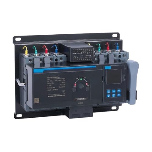 NXZM-125/4A 125A 160A 250A 400A 630A 800A 4P ATS Dual Power Automatic Transfer Switch Single Three Phase(NXZM-125S 4A)