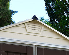 Palram - Canopia SkyLight 6' x 10' x 7' Backyard Outdoor Storage Shed, Tan