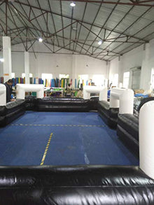 INTSUPERMAI Giant Snooker Ball Game with 16 Soccer Balls and Blower