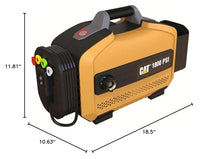 CAT Electric Pressure Washer - 1800 PSI 2.0 GPM with high Pressure Hose, Quick Release Gun, Nozzle Lance, Water Pressure Washers Foam Cannon, Power Wash Your Home Patio, Fence, Driveway & RV