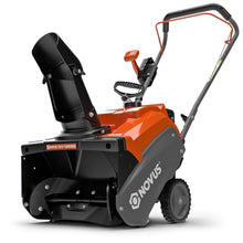 NOVUS Single Stage Gas Snow Blower, 18" Clearing Width, 10.5" Clearing Depth, 190° Remote Chute Control, Compact, Lightweight Design, Steel-Reinforced Rubber Auger, Recoil Start
