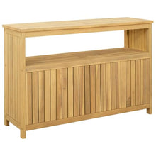 FMPGJLYH Garden Console Table, Solid Acacia Wood Storage Unit
