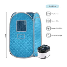 ZDGsrgWRG 4L Portable Folding Personal Steam Sauna Tent Set Remote Control