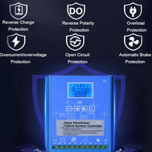 ,12v,6000W 12V/24V/48 Mppt Wind Solar Hybrid Controller
