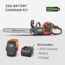 Husqvarna Power Axe 350i Chainsaw, 18 Inch, with Battery and Charger