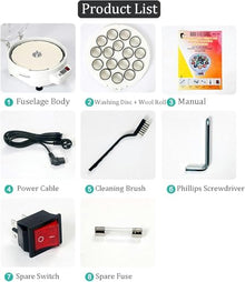 FYLFANYAN Cleaning Machine and Polishing Pool 2 in 1, Electronic Cleaning Machine of Automatic Cleaning Balls ~/
