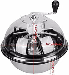 KRASS 19" Stainless Steel Rotating Gem Machine - Plant Sprout Cutter with Twist Twist Cut for Updated Sharp Gear Gems and Flowers Plants