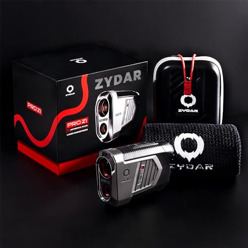 ZYDAR Pro Z1 Golf Rangefinder with Slope Black