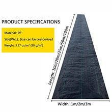 YYHJ Ground Cover Weed Barrier Control Membrane,Landscape Fabric Heavy-Duty,Gardening Mat 90gsm,Woven UV Stabilised,for Garden,Courtyards,Landscaping and Planting Bedsand (Battery *1 : 4X100m)