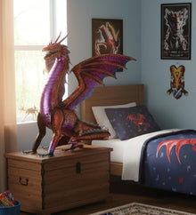 Regal Art & Gift Dragon Metal Statue, Indoor & Outdoor Garden Yard Art
