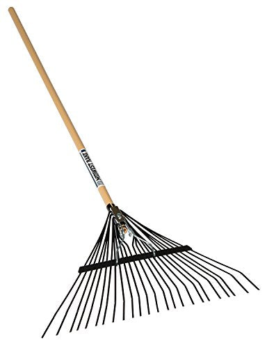 Seymour LF-25 54-Inch Handle 24 Tine Steel Lawn Rake