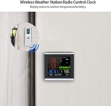 KOGORA Digital Thermometer Hygrometer Wireless Weather Station，Color LCD Weather Forecast Clock
