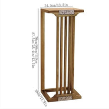 LUYOUBOZHU Vase Stand New Chinese Bonsai Ornament Decoration Rack, Living Room Balcony Entrance Flower Stand(Small)