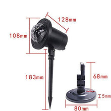 5sssallefaa AC100-240V 6W 4 LED Magic Ball Stage Light Lawn Lamp Lighting Fixture Supported Auto-Run Control Mode for Both Indoor Outdoor Use