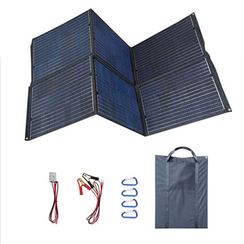 300W Portable Home Solar Panel Kit, Foldable Solar Panel, Compatible with Smartphones, Laptop Generators, Power Stations, Camping,350W