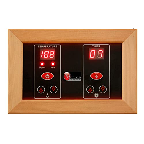 DYNAMIC SAUNAS Maxxus Toulouse MX-K206-01 FAR Infrared Sauna Natural Finish
