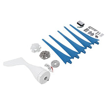 YLHHWVY Windmill Generator Windmill Generator Aluminum Alloy Low Wind Speed Starting Blue Nylon Fiber 5 Blades 300W Solar & Wind Power Parts & (DC24V)(DC24V)