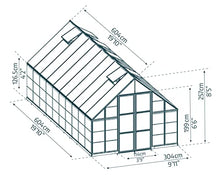 CANOPIA Palram Balance Greenhouse Kit 10'x20' Silver