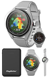 PlayBetter Voice Caddie T9 GPS Golf Watch Gray
