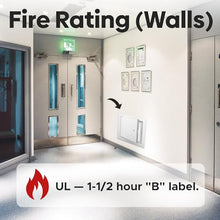 Best 12” x 12” Un-Insulated Fire Rated Metal Access Panel with 1” Flange, 16 Gauge Steel Access Door with Reinforced Edges & Hidden Hinge, Self-Closing/Latching, Inside Latch Release, BA-FB-5060