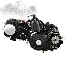 4-Stroke 110cc ATV Gokart Engine - Gasoline-Powered High-Performance Air-Cooled Single Cylinder with Semi-Automatic Transmission & Reverse Gear, Electric Start for Karts, Dirt Bikes & Quads