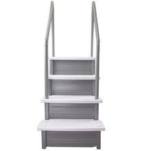 Grey w/White Steps Pool Ladder for Aqua Select, Weight Capacity 350 lbs