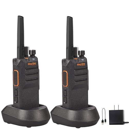 Motorola Solutions Mag One BPR50dX Two-Way Portable Radio UHF 4-Watt 64 Channel (2-Pack)