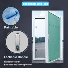 YLLFFLL 18x18 18x24 18x36 18x40 18x60 Paintable Inspection Hatch with Lockable Handle, Invisible Commercial Electrical Service Panel, Extra Large Access Door(18x62in/46x157cm)